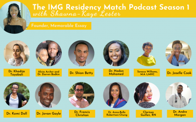 THE IMG RESIDENCY MATCH PODCAST – SEASON 1 RECAP